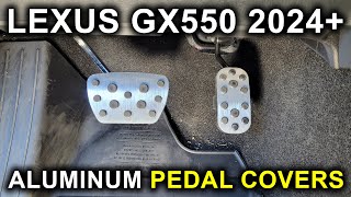 Lexus GX550 & Toyota Land Cruiser (2024-2025): Aluminum Pedal Covers Installation.