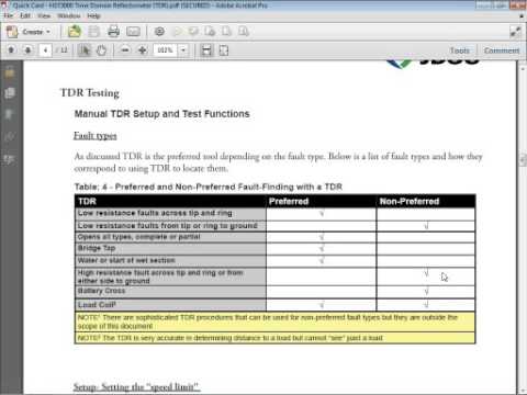6 Advanced HST TDR Intro training