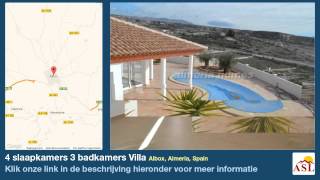 preview picture of video '4 slaapkamers 3 badkamers Villa te Koop in Albox, Almeria, Spain'