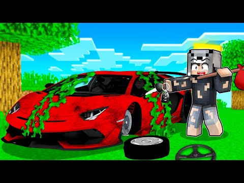 TERK EDİLMİŞ MİLYONER ARABASI BULDUM 😱 - Minecraft