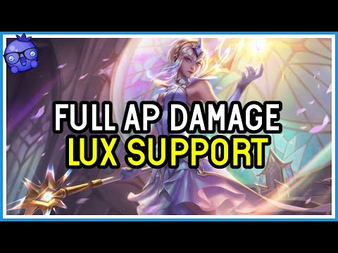 Full AP LUX SUPPORT - Is this the way to SOLO CARRY? - League of Legends
