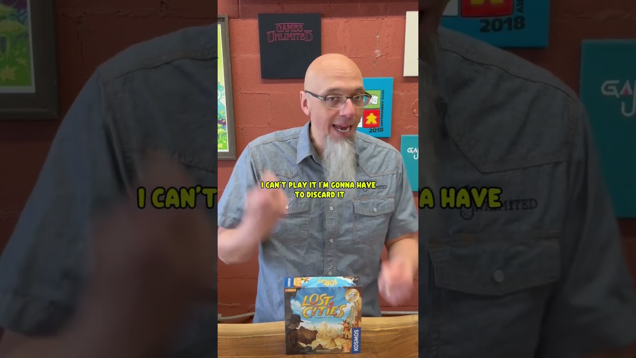 Lost Cities may be the best card game out there! #boardgamegeek #gamer #cardgames