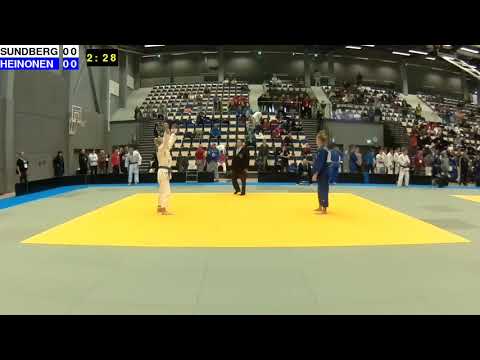 Finnish Judo Open 2018: W21-57: SUNDBERG - HEINONEN