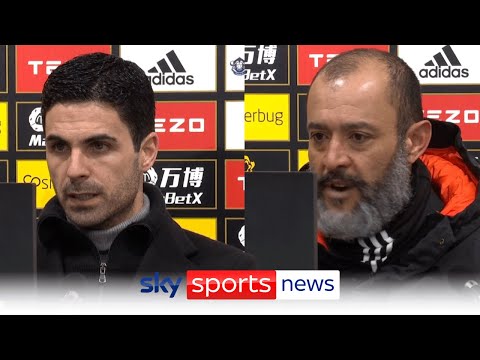 Mikel Arteta & Nuno Espírito Santo review Luiz sending off