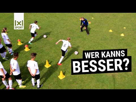 Sprint mit Ball und Trick ⚽ 🏃💨 Ballkontrolle und Beschleunigung für mehr Schnelligkeit trainieren