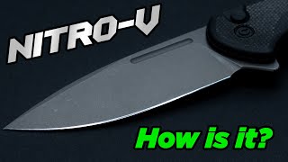 Let’s Talk Nitro-V Blade Steel + Out of Box Sharpness Cut Test