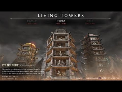 Mortal Kombat XL dragon fangs Goro ice surprise hard living tower gameplay