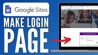 How to Make Login Page in Google Sites