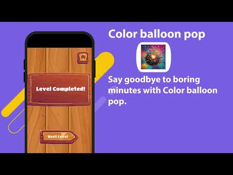 Color balloon pop