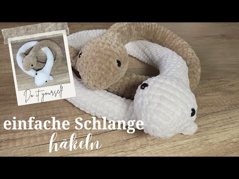 Crochet Snake Pattern - Amigurumi Tutorial - DIY Crochet for Beginners