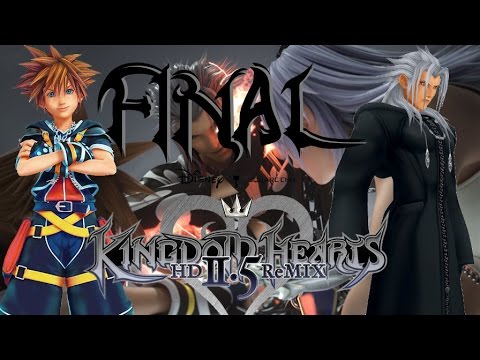 Kingdom Hearts HD 2.5 Remix KH2 Final Mix Playthrough Part 75 Ending Xemnas Final Battle