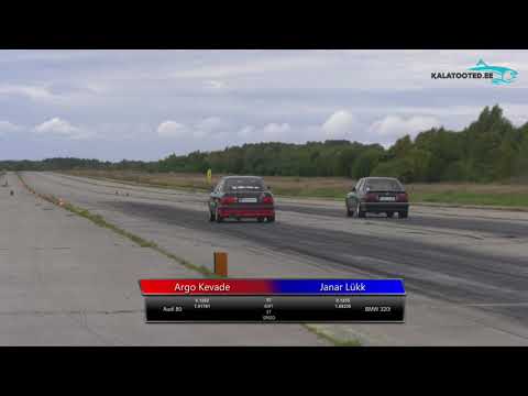 Argo Kevade - Audi 80 vs Janar Lükk - BMW 320i. Dragrace@EDRAfinals2019