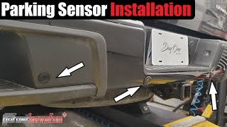 How to Install Reverse Parking Radar Sensors / Collision Avoidance (Professional Installation)