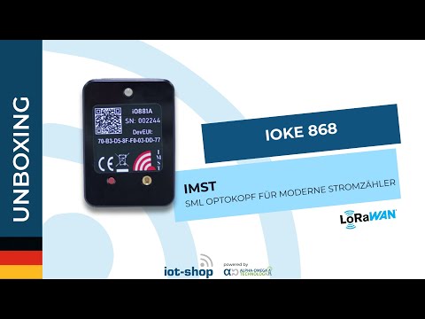 🇩🇪 Unboxing | IMST iOKE868 LoRaWAN SML Optokopf für moderne Stromzähler