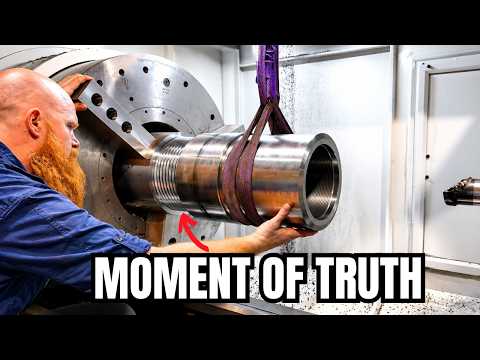 After Hours Of Machining, It All Comes Down to This.