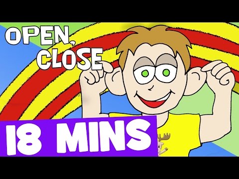 Open Close and More Action Songs for Kids | 18mins Kids Songs Collection