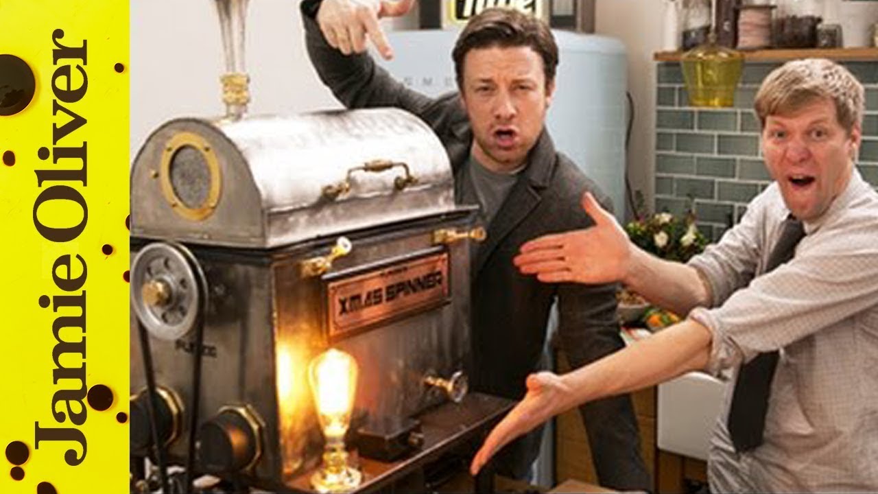 Christmas turkey: Jamie Oliver and Colin Furze