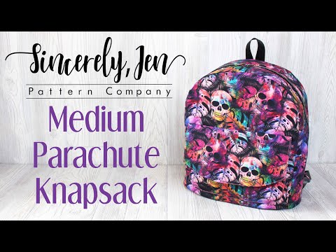 Parachute Knapsack Sew Along - Size Medium