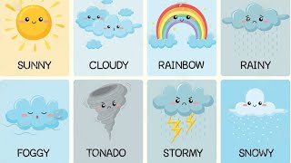 🌦️ The Talking Weathers | Learn Sunny, Rainy, Cloudy, Snowy &amp; Stormy Weather |Kids Educational Story