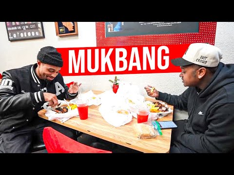 Derek King x Lewis Belt Mukbang At DAD’S BBQ (FAMILY OWNED!) **HILARIOUS** 😂🍖🔥