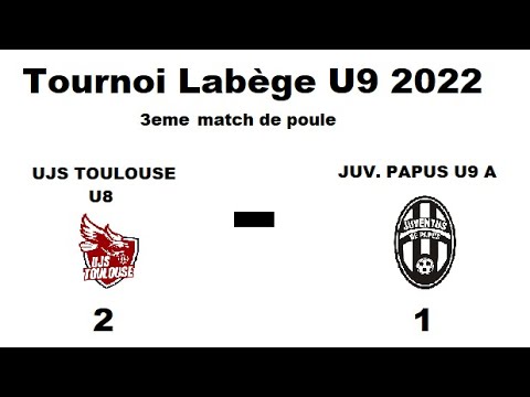 UJS Toulouse U8 vs Juv. Papus U9 A . Tournoi U9 Labège Mars 2022
