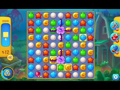 Fishdom Easy Level 10341 [Sea Vines] (with ingame boosters) @choraelmin