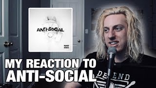 Metal Drummer Reacts: Anti-Social by While She Sleeps