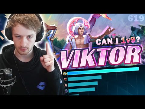 MY NEW KILL RECORD!? - TRYING TO 1V9 ON VIKTOR 😈