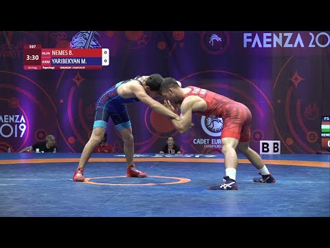 Repechage FS - 71 kg: B. NEMES (HUN) v. M. YARIBEKYAN (ARM)