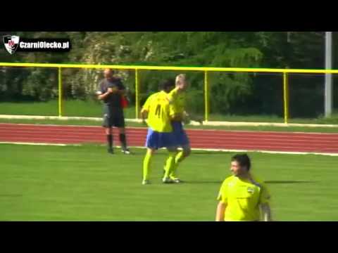 Czarni Olecko - Motor Lubawa 3:3 (10.06.2012r.) - bramki + niewykorzystany rzut karny