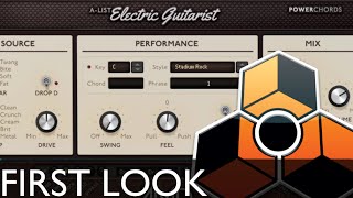 A List Electric Guitarist Reason Rack Extension First Look