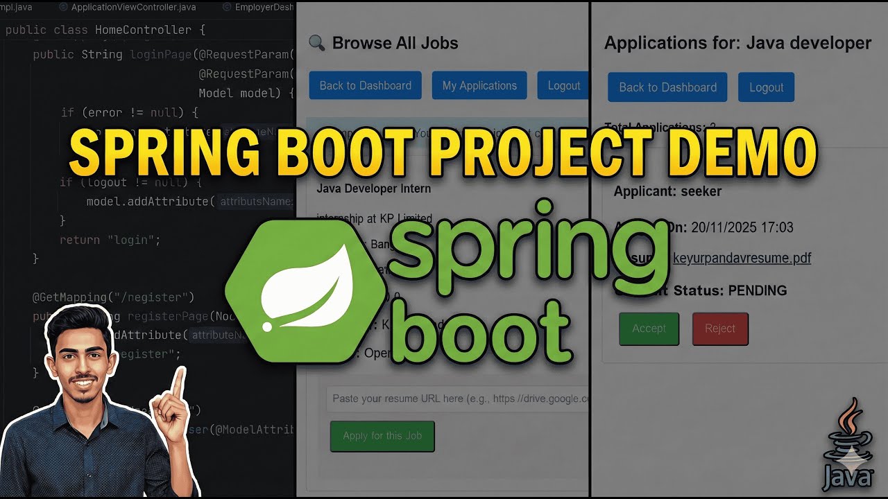 SpringBoot Project : Build Using  : Spring Boot Spring Security • Spring Data JPA • PostgreSQL