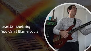 You Can&#39;t Blame Louis - Level 42 - Mark King Bass Cover