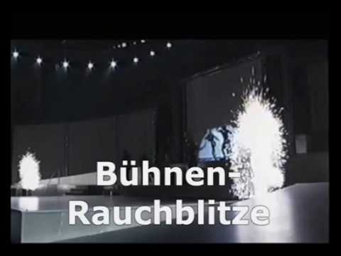 Bühnenpyrotechnik Rauchblitze