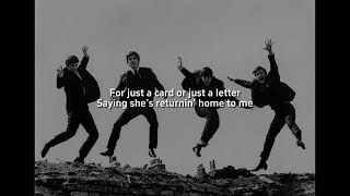 The Beatles - Please Mister Postman (lyrics)