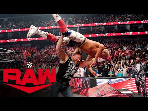 Brock Lesnar smashes Cody Rhodes through the announce table: Raw highlights, May 8, 2023