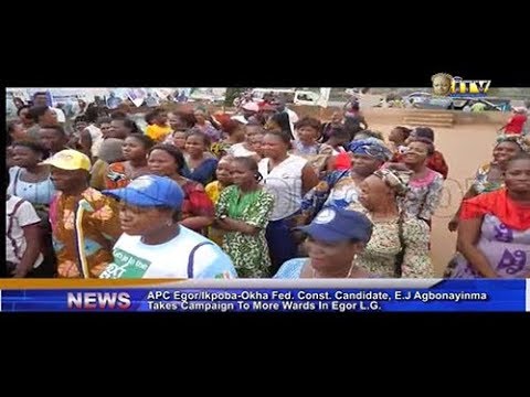 Takes Campaign to More Wards in Egor