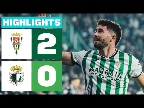 CÓRDOBA CF 2 - 0 BURGOS CF | RESUMEN LALIGA HYPERMOTION