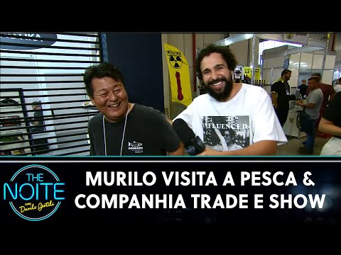 Murilo Couto visita a Pesca & Companhia Trade Show  | The Noite (07/04/23)