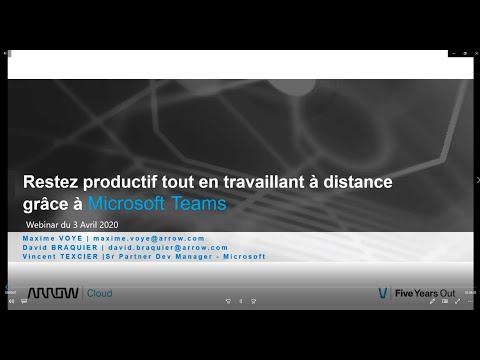 , title : 'WEBINAR ARROW et MICROSOFT - Restez productif tout en travaillant à distance grâce à Microsoft Teams'