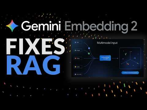 Google's New Model Finally Fixed RAG (Gemini Embedding 2)