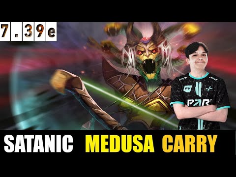 🤯SATANIC[MEDUSA] HC 7.39e- DOTA 2 HIGHEST MMR MATCH#dota2gameplay   #dota2   #dota2gameplay