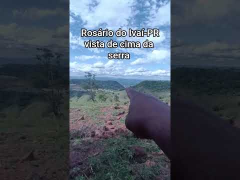 Rosário do Ivaí-PR vista de cima da serra