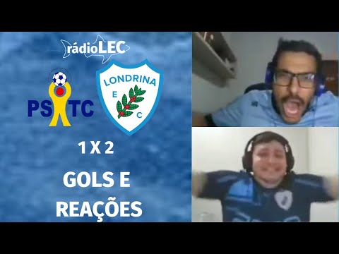 ⚽GOLS E REAÇÕES | PSTC 1X2 LONDRINA | PARANAENSE 2024 | JORNADA ESPORTIVA RÁDIO LEC