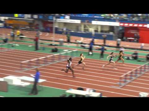 (UALBANY Track and Field) Womens 60m Hurdles Pentathlon heat 1