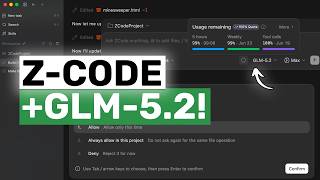 FULLY FREE GLM-5.2 + Z-Code: This is ACTUALLY GOOD!