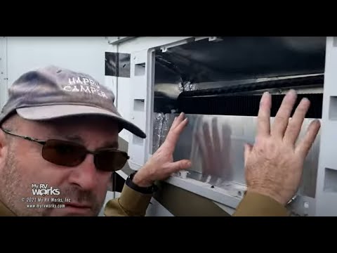 RV Refrigerator Cooling Performance Issues – Installing A Baffle To Shed Heat From The Cooling Unit.