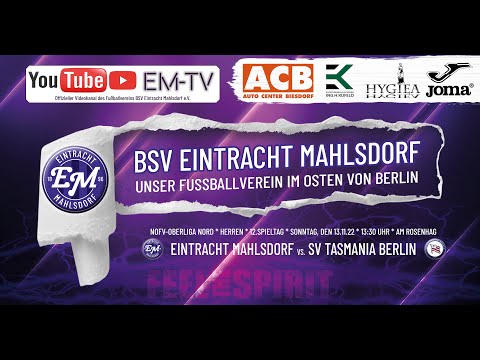 Highlights 13.Punktspiel Oberliga - Eintracht Mahlsdorf vs Tasmania Berlin (13.11.22)