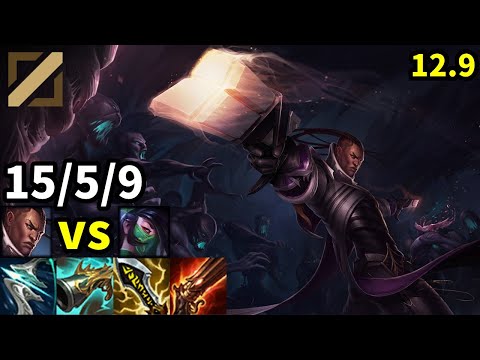 Lucian Mid vs Akali - KR Master | Patch 12.9
