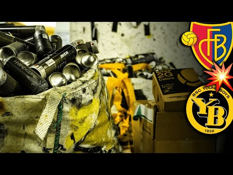 Unglaublich: Wie Basel-Ultras in die Choreo-Halle der Berner Szene einbrachen...